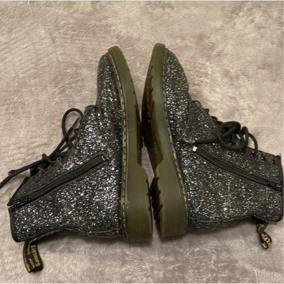 Dr. Marten Chunky Glitter Boots Size 6 - Picture 3 of 10
